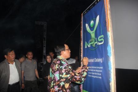 Digagas Diskominfops, Bupati Inhil Resmikan Peluncuran Sistem Inpas