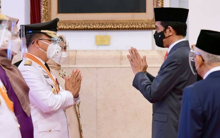 Ini Pernyataan Lengkap Gubernur Rohidin Usai Dilantik Presiden Joko Widodo