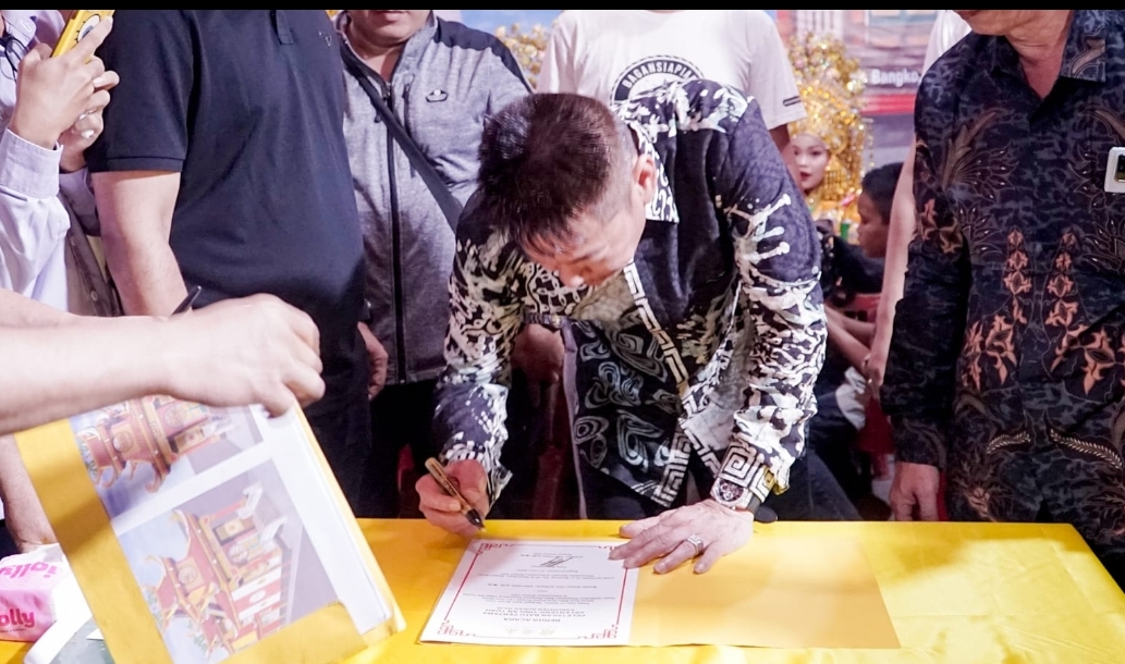 Bupati Rohil Tetap Ditunggu Warga Tionghoa Untuk Peletakan Batu Pertama Kelenteng Yin An Tuah