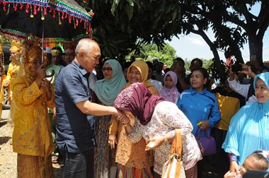 Gubernur Riau Hadiri Halal Bi Halal di Tandun Rohul