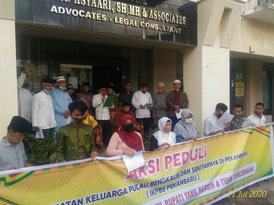  Gelar Aksi, IKPBS Serukan Masyarakat Bengkalis Cerdas Memilih Pimpinan