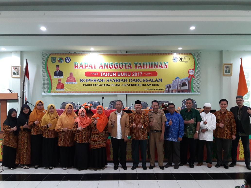 Koperasi Syariah FAI UIR Himpun Dana Ratusan Juta, Rektor: Jangan Lupa Urus Legalitasnya