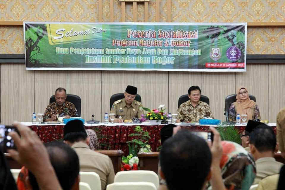 Rohidin Apresiasi Sosialisasi Program S2 dan S3 Sumberdaya Alam dan Lingkungan (PSL) IPB