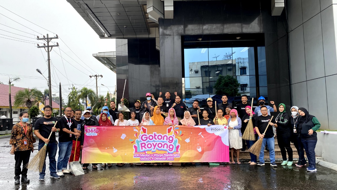 IOH Region Sumatera Gelar Kerja Bakti dan Bangun Gapura Bersama Warga di 6 Kota Â  Â 