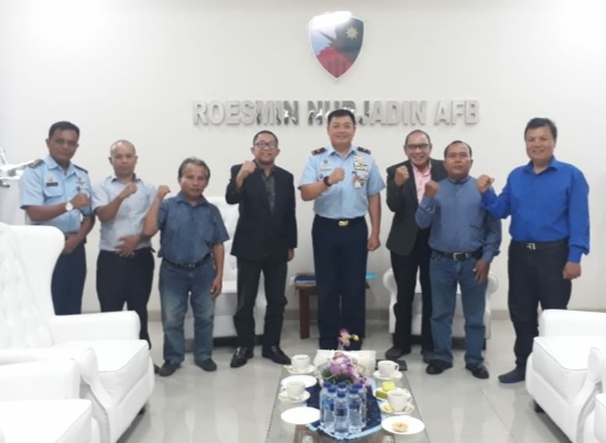 Audiensi Panitia Natal Dengan Danlanud, Danlanud : Jaga Toleransi dan Tebarkan Kasih