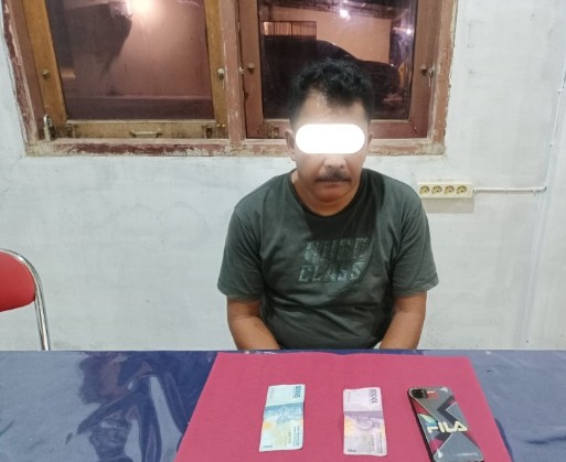 BB Rp 60 Ribu, Reskrim Polsek Tambusai Utara Tangkap Pria Diduga Bandar Judi Togel  
