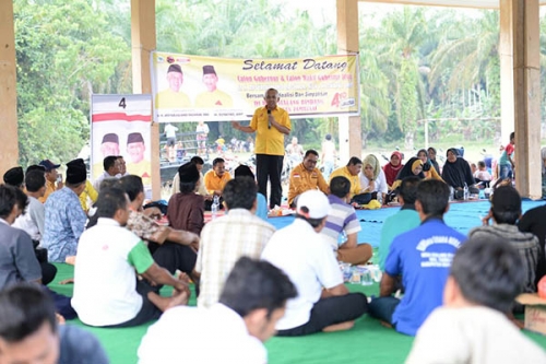Paslon Nomor Empat Komit Bangun Infrastruktur untuk Dukung Wisata di Rohul