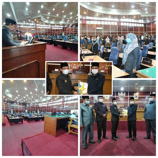 Pemkot Bengkulu Serahkan LKPJ Tahun 2020