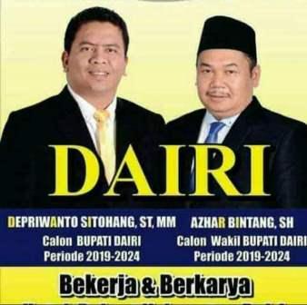   Paslon Bupati Dairi Debriwanto dan Azhar Bintang di Papan Atas