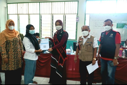 Duta Vaksin Pelalawan Apresiasi Pelaksanaan Vaksinasi di PT RAPP dan PT APR