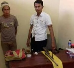 Rakit senjata api, Petani di Inhil Riau Ditangkap polisi