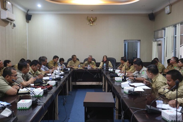 Diikuti Seluruh Camat, Wabup Said Hasyim Pimpin Rapat Restorasi Lahan Gambut