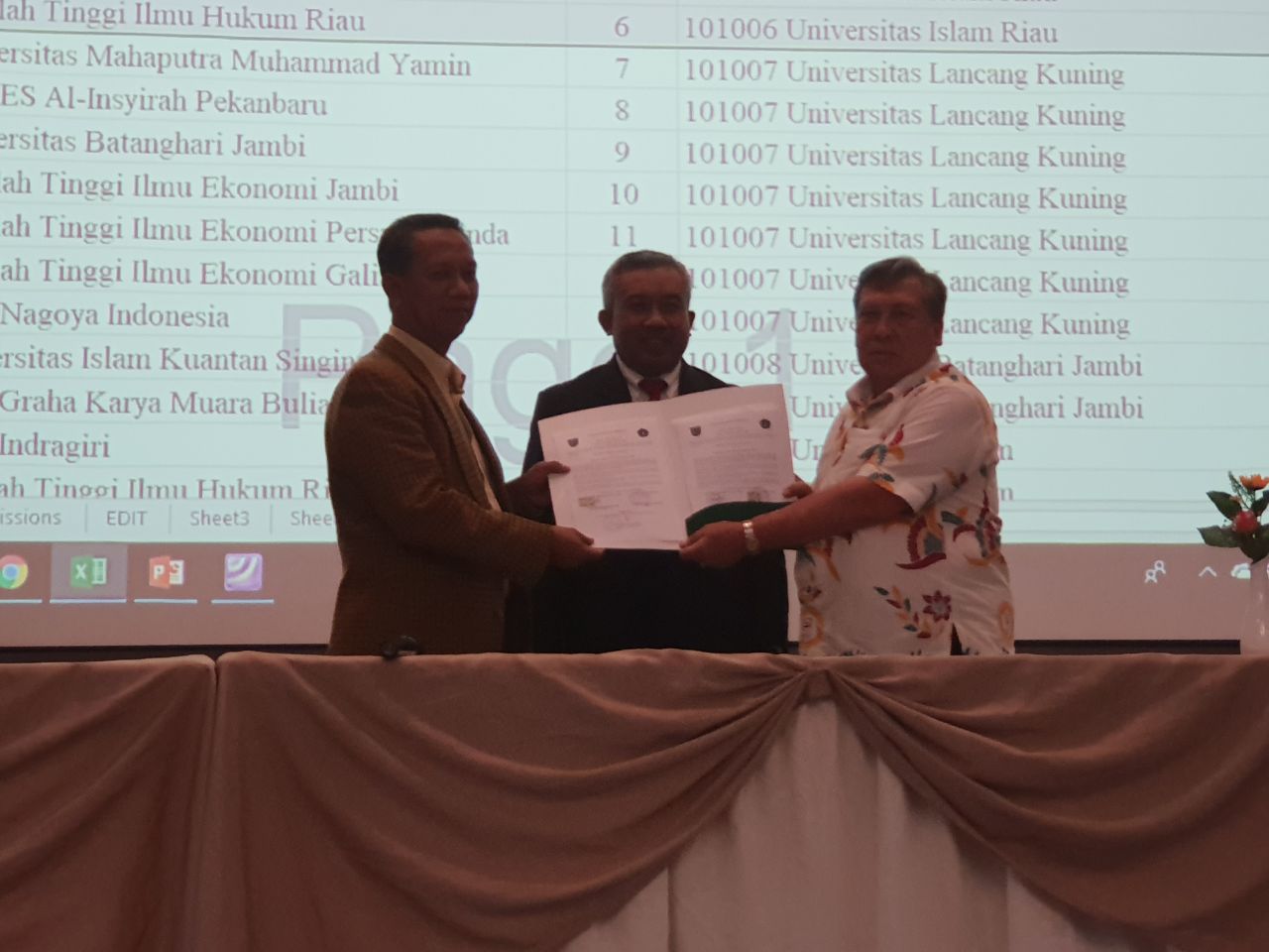 Kopertis X Gelar Raker di Batam, 5 PTS Teken MoU dengan UIR