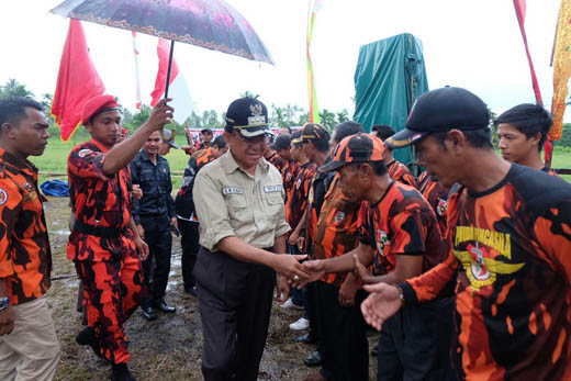 Lantik Pengurus PP Gaung, Bupati Inhil Harapkan Kiprah Pemuda Pancasila dalam Pembangunan Daerah