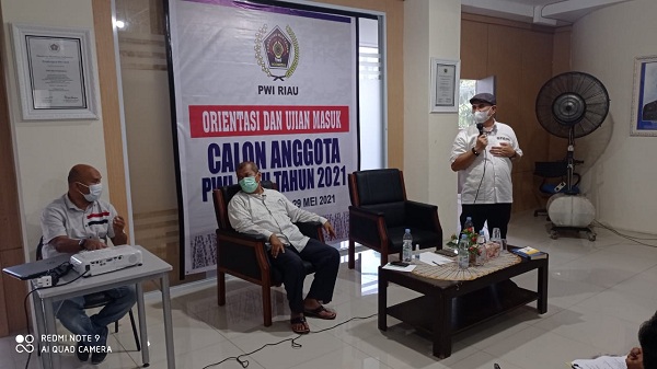 Zulmansyah ke Calon Anggota PWI : Jaga Marwah Wartawan dan Marwah Profesi