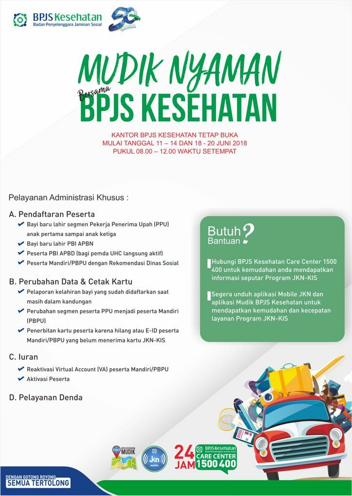 Mudik Nyaman Bersama BPJS Kesehatan