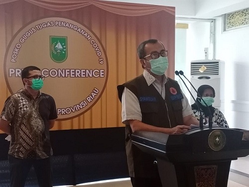 Gubernur Riau Tetapkan Status Tanggap Darurat Covit-19