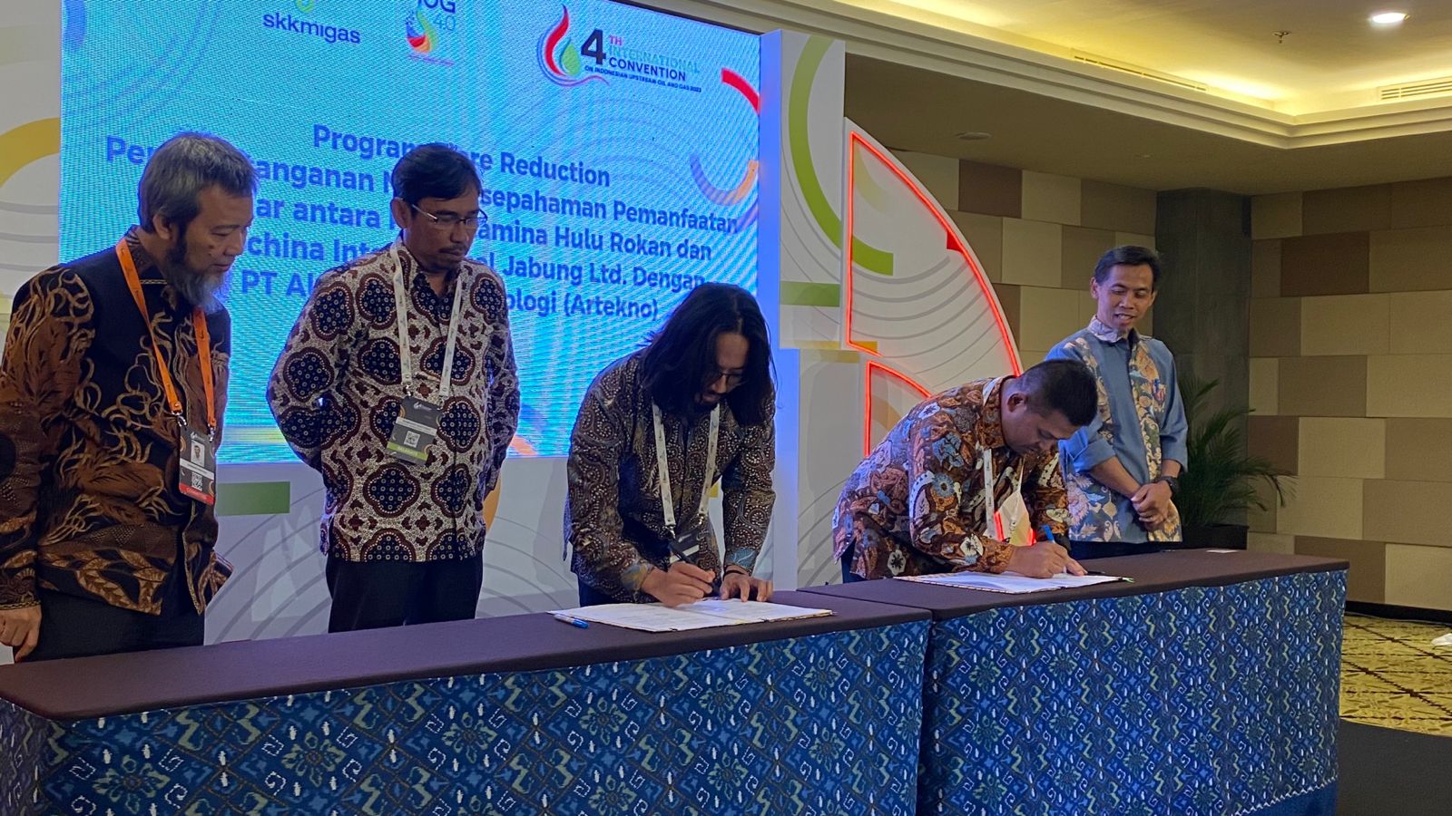 Menuju Zero Emission, PHR Teken MOU  Rencana Pemanfaatan Gas Suar  