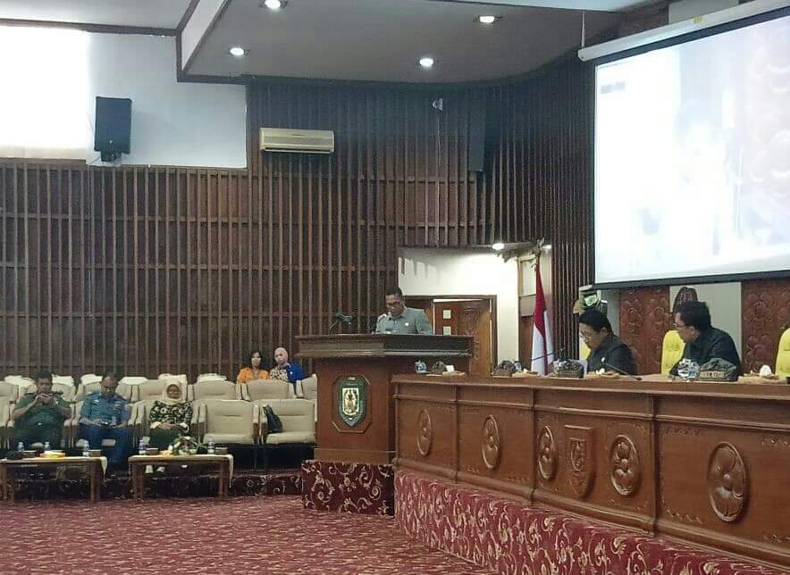 Paripurna DPRD Penyampaian Nota Penjelasan Raperda Usulan Gubernur Bengkulu