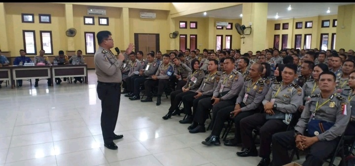 Untuk Pengamanan Pemilu 2019, Polres Rohil Gelar Pra Ops Mantap Muara Takus 2018