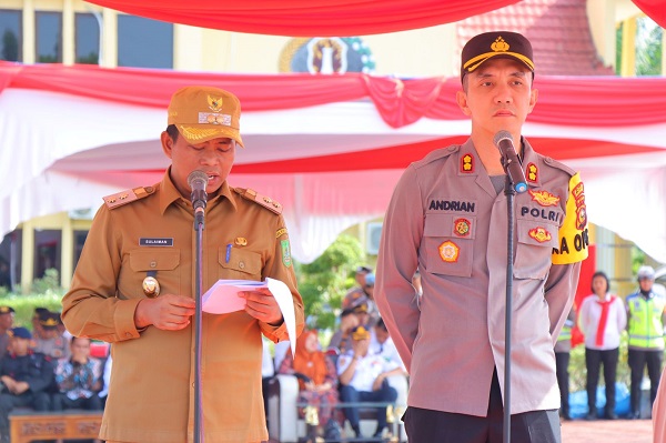 Pandemik Virus Corona, Polresta Pekanbaru Bagikan Paket Sembako