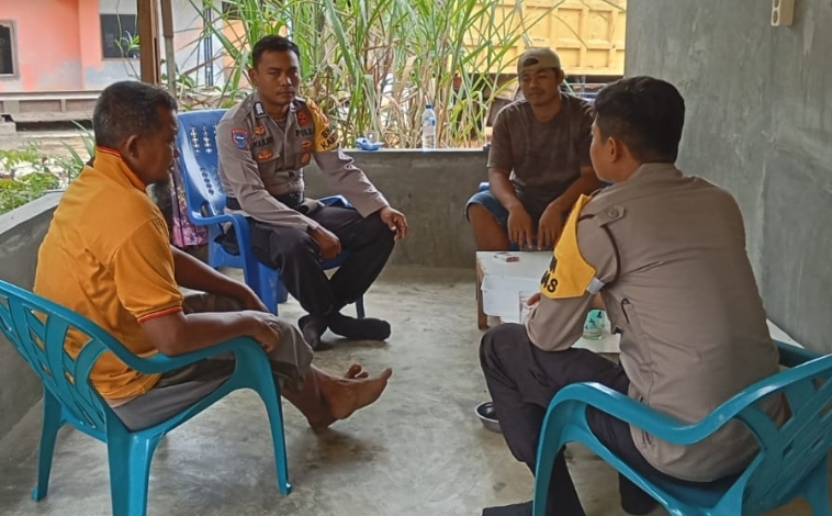 Masyarakat Bukit Damar Diberikan Himbauan Jaga Kamtibmas