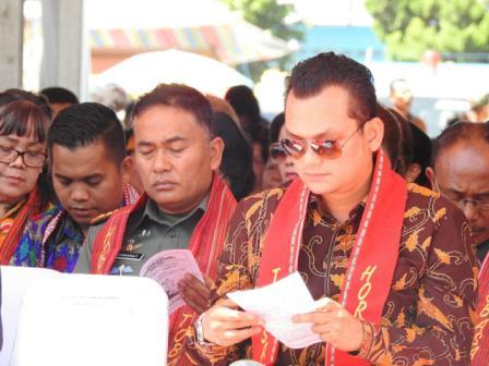 Danrem 023/KS Mewakili Pangdam I/BB Hadiri Paskah Nasional di Balige