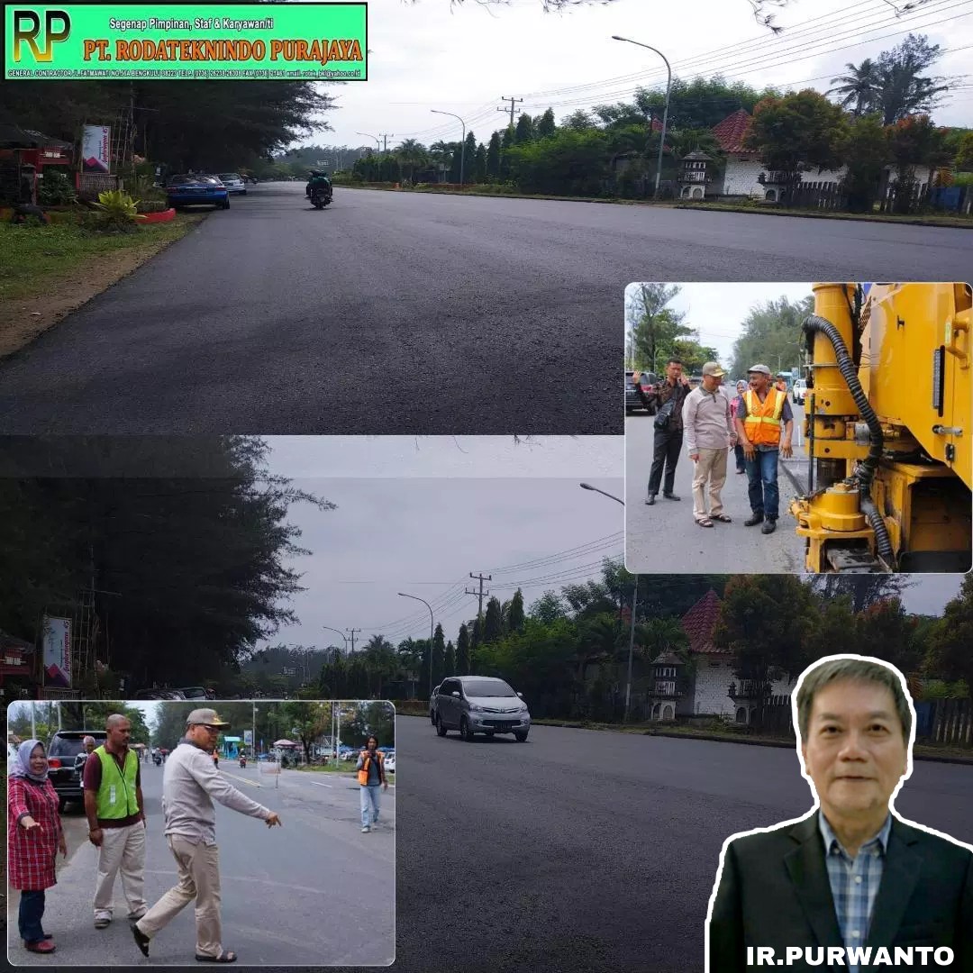 PT Rotek Kembali Dipercaya Untuk Pekerjaan Jalan Pantai Panjang Bengkulu
