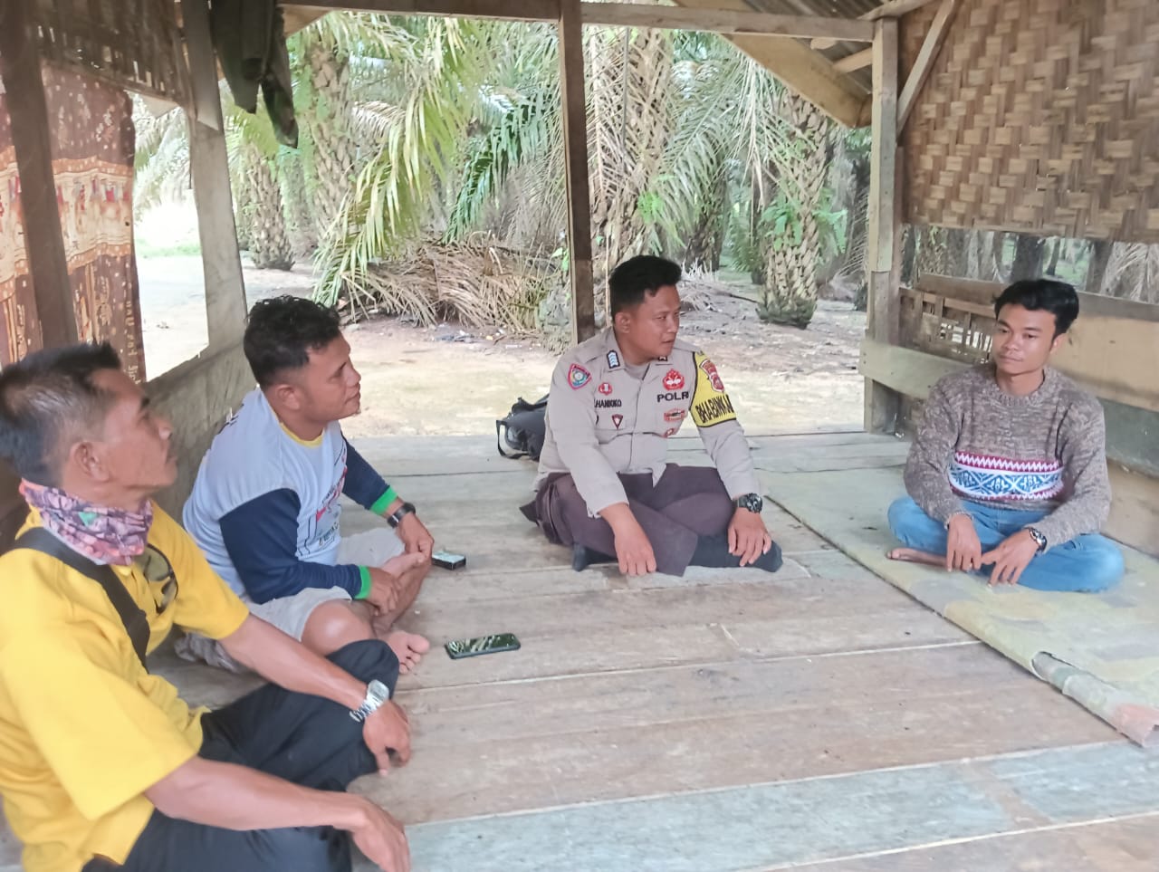 Polsek Simpang Kanan Himbau Warga Tidak Membakar Lahan