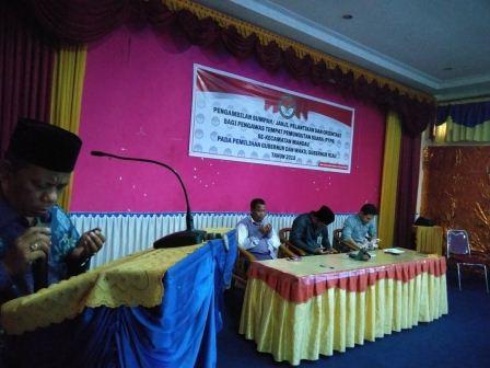 Panwascam ambil Sumpah dan Orientasi Pengawas TPS Kecamatan Mandau