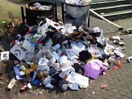 DiSamping Rumah Dinas Bupatipun Sampah Menumpuk