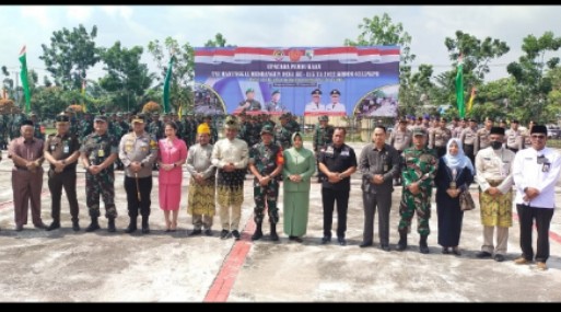 Bupati Pelalawan Zukri Resmi Buka TMMD ke 115 Kodim 0313/KPR