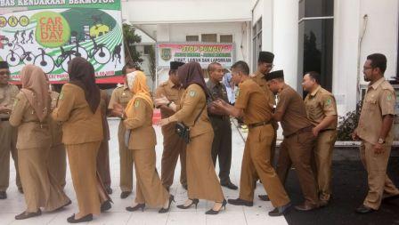 Hari Pertama Masuk Kerja, Tingkat Kehadiran ASN Rohil 95 Persen