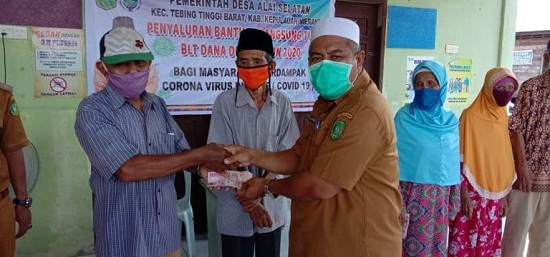 124 KK Masyarakat  Alai Selatan Terima BLT