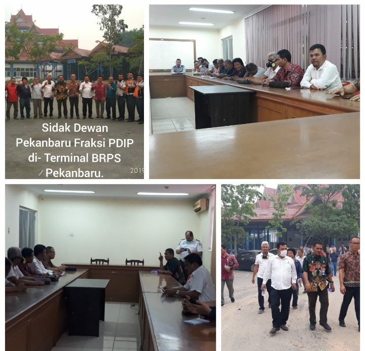 Empat Senator Muda Fraksi PDIP Pekanbaru Sidak  Terminal BRPS, Ada Apa ya ?