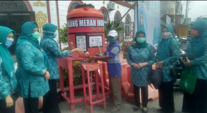 TP PKK Rohil Ikut Andil Cegah Penyebaran Virus Corona