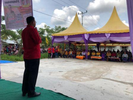 Warga Desa Raja Bejamu Rohil siap Menangkan Arsyadjuliandi Rachman - Suyatno 