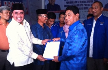 Dukung Demokrat dan Hanura, M Amin-M Saleh Hari INi Daftar Ke KPU