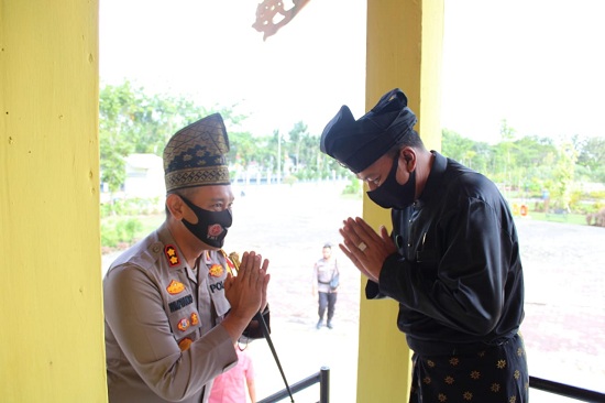 Silaturahmi Kapolres ke LAM Riau, LAMR Meranti  Dukung Penuh Penegakan Hukum 