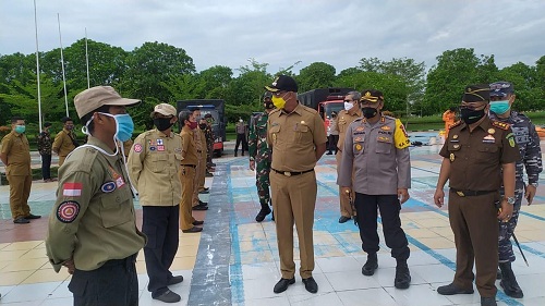 Antisifasi Bencana Alam, TNI/Polri Dan Forkopimda Gelar Apel Kesiapsiagaan