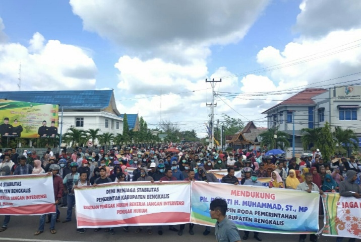 Demo di Kantor DPRD, SADAM Minta Jangan Diobok-obok Bengkalis