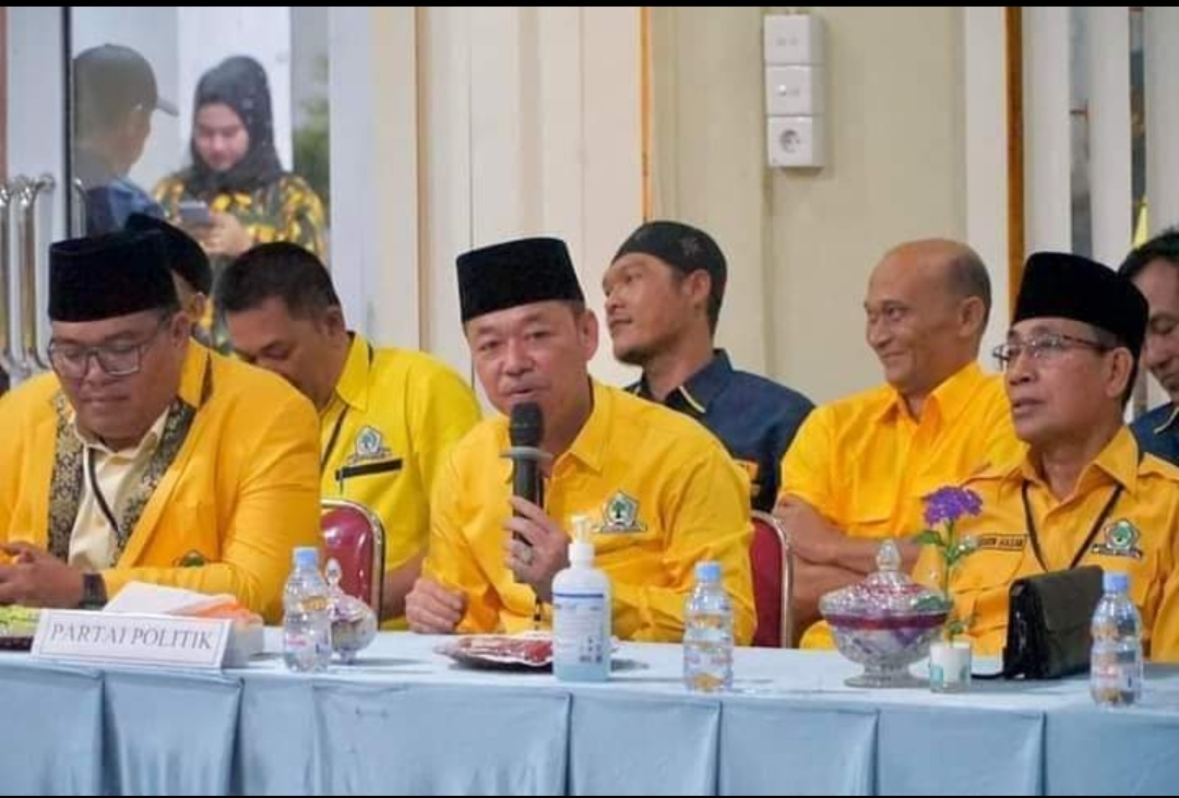 Golkar Rohil Daftarkan Bacaleg, Afrizal Sintong Dua Periode Menggema