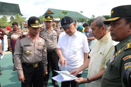 Gubri Tinjau Persiapan Peringatan HLH Sedunia di Kabupaten Siak