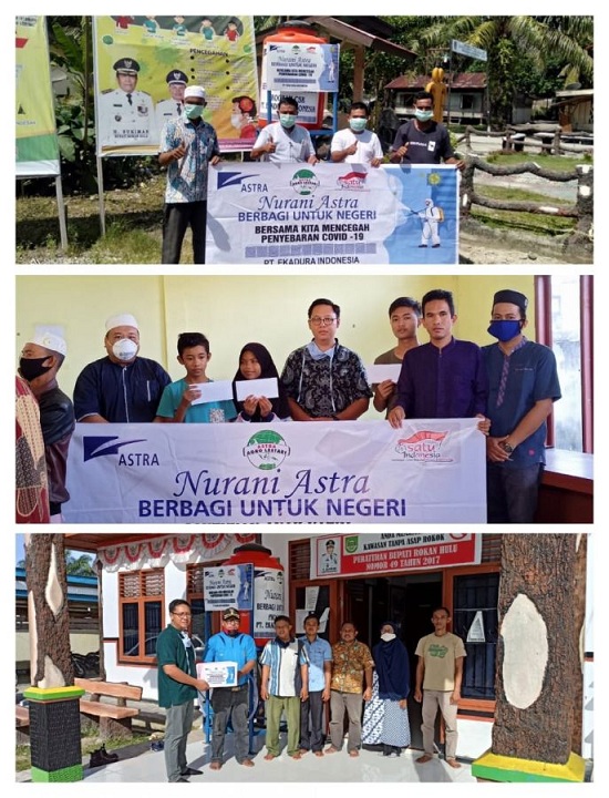 Tim Penilai Lomba Desa Ber-PHBS Riau Turun ke Desa Air Panas dan Desa Lubuk Betung