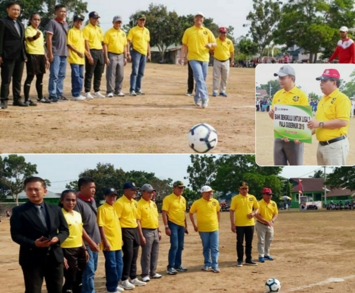 Turnamen Liga 3 Piala Gubernur Bengkulu 2019 Resmi Dibuka