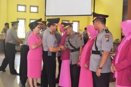 Polres Rohil Sertijabkan 8 Perwira