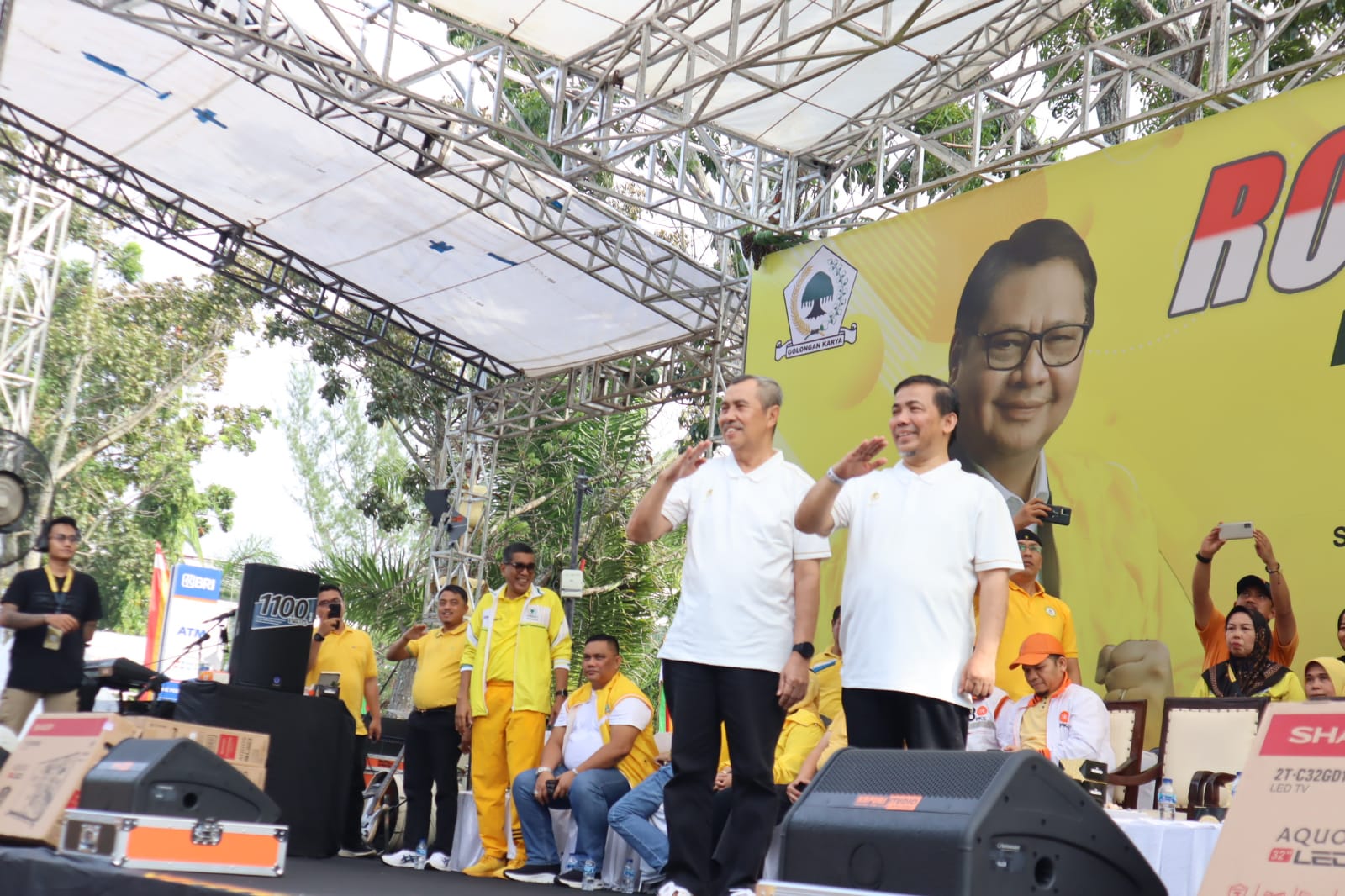 Partai Golkar Deklarasikan Pasangan Syamsuar dan Mawardi Calon Gubernur dan Wakil Gubernur Riau