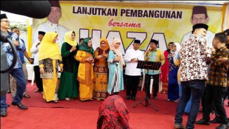 Syukuran Bersama Rakyat, Harris Berjanji Lanjutkan Tujuh Program 