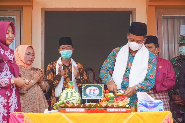 Bupati Dan Wabup Rohil Hadiri HUT Ke -11 Kecamatan Pekaitan