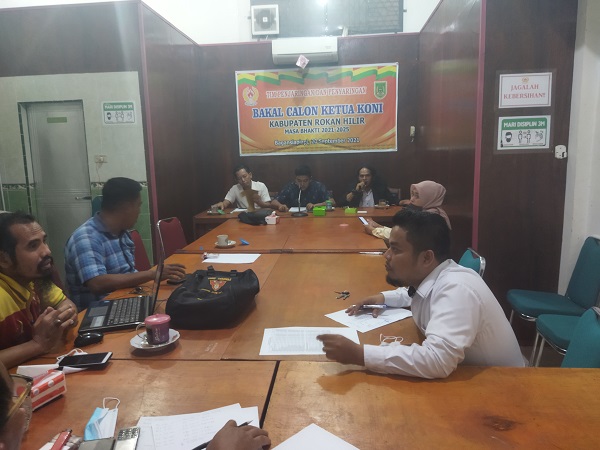 Penjaringan dan Penyaringan Balon Ketum KONI Rohil Dibuka